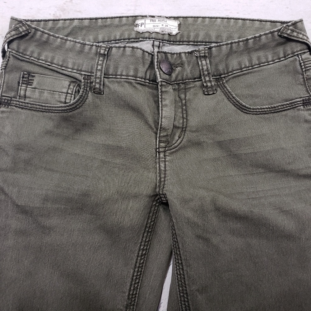 Free People Jeans Size W26 Short Women Denim Pants - Picture 3 of 7